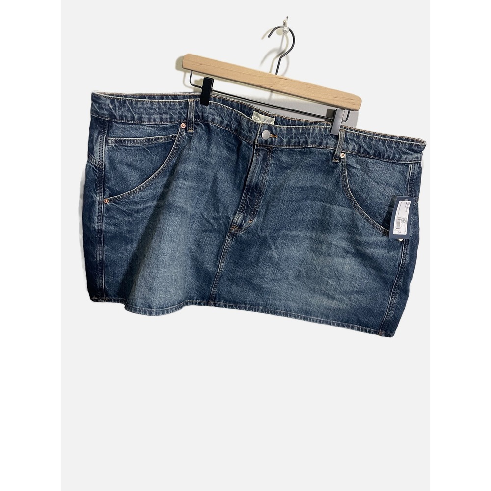 Universal Thread Womens Denim Mini Skirt Medium Wash Blue Size 28 NWT‎